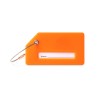 Silicone Luggage Tag - Vibrant Orange