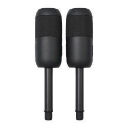 ILive™ Indoor and Outdoor Bluetooth Solar Speakers - Black