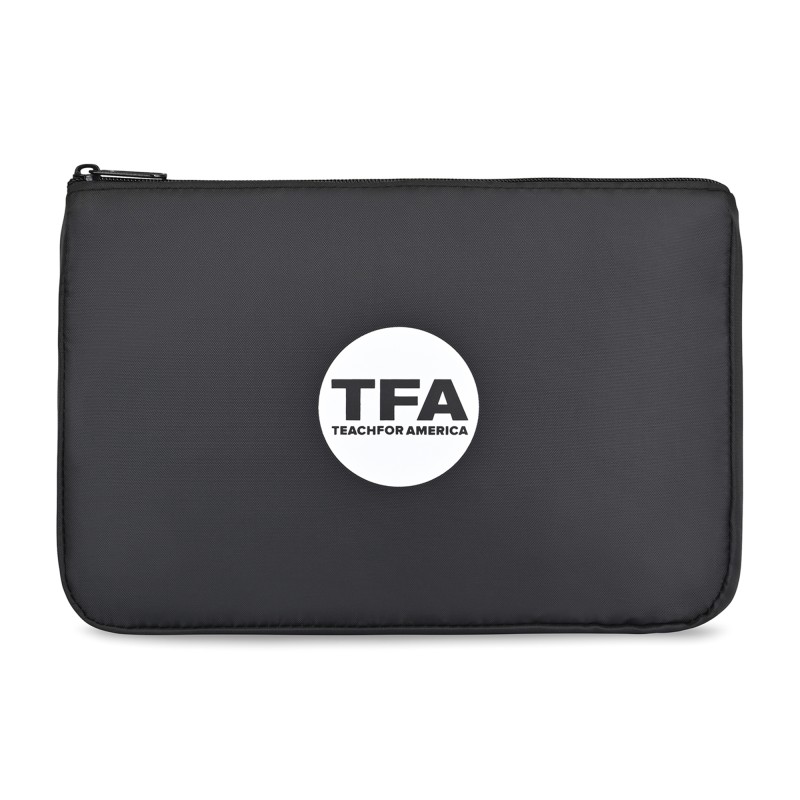 Arlo rPET Zippered Pouch - Black
