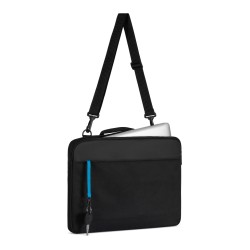 Midtown Slim Laptop Portfolio - Black