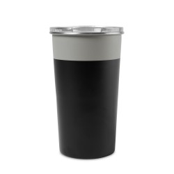 Arlo Colorblock Stainless Steel Tumbler - 20 Oz. - Warm Grey-Black