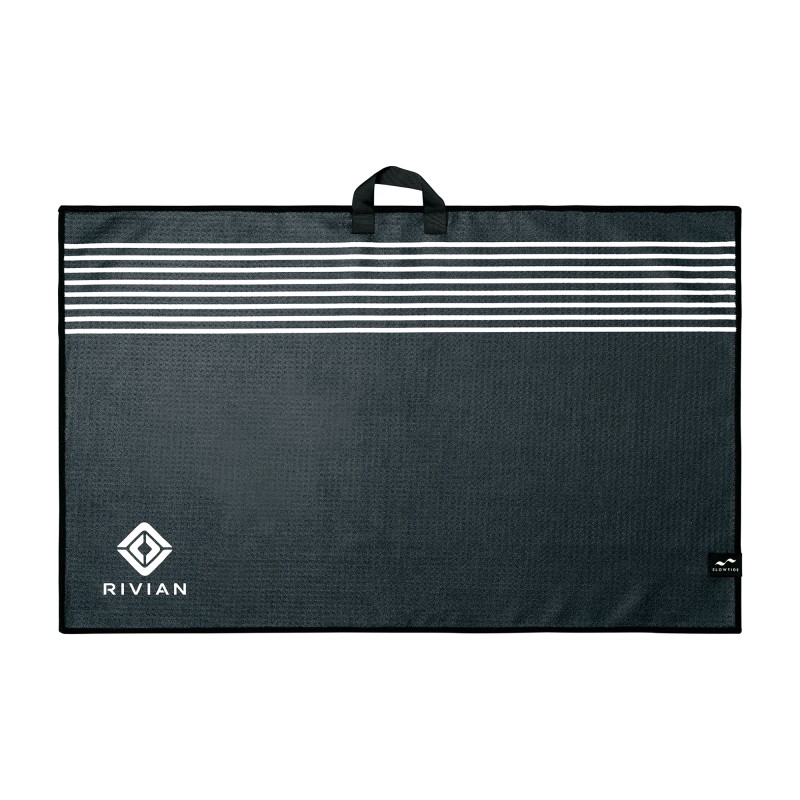 Slowtide® Fairway Quick Dry Golf Towel - Black