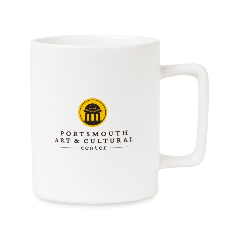Soleil Ceramic Mug - 12 oz. - Matte White