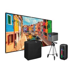 ILive™ Cinema Pop-Up Movie Theater Kit - Black