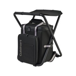 Cuisinart Outdoors™ Folding Chair Backpack Cooler - Black