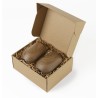 CORKCICLE® Stemless Wine Cup Gift Set - Walnut