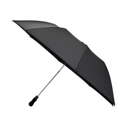 Elements 58" Recycled Auto Open Travel Folding Umbrella - Black