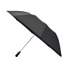 Elements 58" Recycled Auto Open Travel Folding Umbrella - Black
