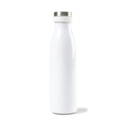 Aviana™ Palmer Double Wall Stainless Bottle - 17 Oz. - White Opaque Gloss