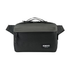 Igloo® Fundamentals Hip Pack Cooler - Black-Dark Grey