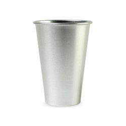 Pre-Game Aluminum Stadium Cup - 18 Oz. - Silver