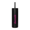MiiR® Sipper Straw Bottle - 16 Oz. - Black Powder