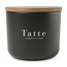 Be Home® Brampton Stoneware Container - Medium - Black