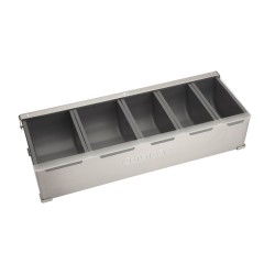Cuisinart Outdoors® Condiment and Topping Station - Stainless Steel