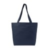 AWARE™ Recycled Cotton Shopper Tote with Interior Zip Pocket - Indigo Denim