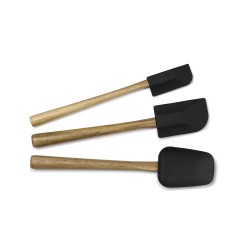 La Cuisine Silicone Baking Utensils - Black