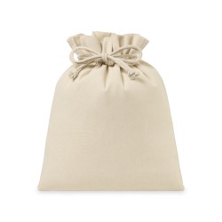 Canvas Drawstring Gift Bag - Large - Natural