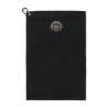 Golf Links Waffle Weave Towel - Black