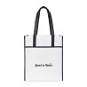 Harlow Laminated Recycled Shopper - Black
