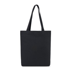 AWARE™ Recycled Cotton Gusset Bottom Tote - Black