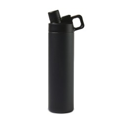 MiiR® Vacuum Insulated Wide Mouth Hatchback Chug Lid Bottle - 20 Oz. - Black Powder
