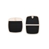 La Cuisine Potholder Hot Pad Set - Black