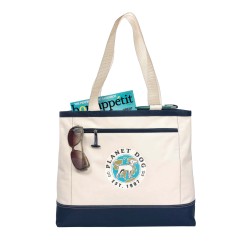 Utility Tote - Natural-Navy