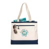 Utility Tote - Natural-Navy