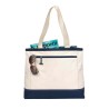 Utility Tote - Natural-Navy