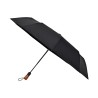 Elements 46" Recycled Auto Open & Close Executive Folding Umbrella - Black