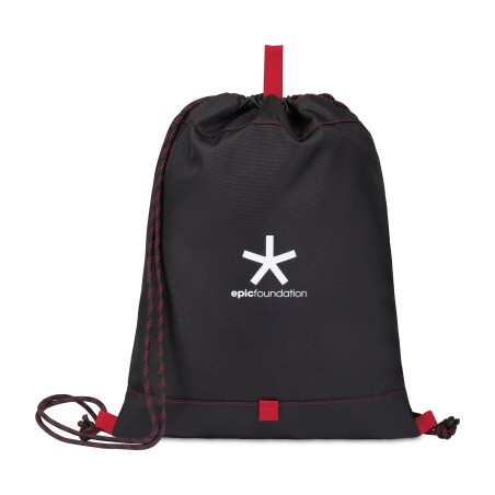 Repeat Recycled Poly Cinchpack - Red