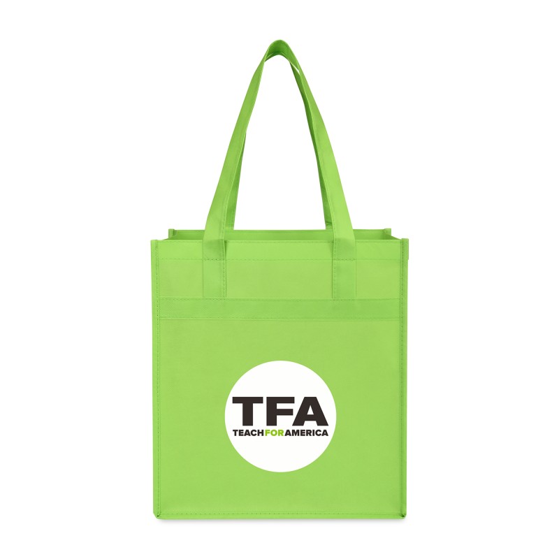 Arlo rPET Deluxe Shopper - Lime Green