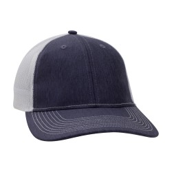 Ahead Brant Cap - Navy Linen-White