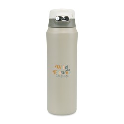 Aviana™ Rowan Recycled Sip Lid Bottle - 16 Oz. - Taupe