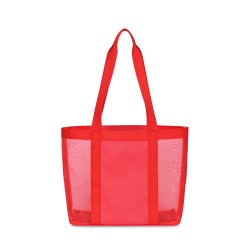 Mesh Tote Bag - Red