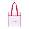 Harlow Laminated Recycled Shopper - Red