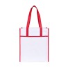 Harlow Laminated Recycled Shopper - Red