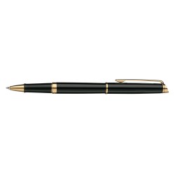 Waterman Hemisphere Rollerball - Black - Gold Trim