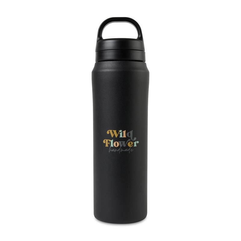 Aviana™ Rowan Recycled Water Bottle - 16 Oz. - Black