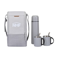 Parkview Insulated Coffee-to-Go Carry Tote - Greystone