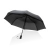 21" Impact AWARE™ RPET 190T Mini Auto Open Umbrella - Black