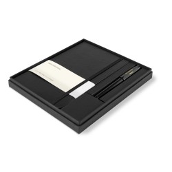 Moleskine® Large Notebook and Kaweco Pen Gift Set - Black