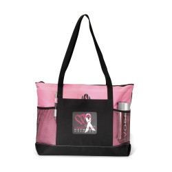 Select Zippered Tote - Peony Pink