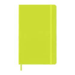 Moleskine® Hard Cover Ruled Large Notebook - Lemon Green