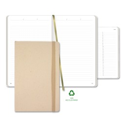 Castelli Carapace Medio Lined Recycled White Page Journal