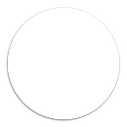 Circle Removable Adhesive Mouse Pad / Counter Mat