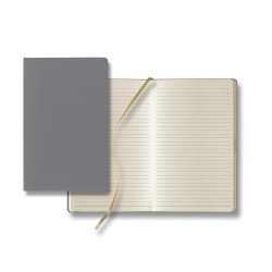 Castelli Matra Slim Medio Lined Ivory Page Journal