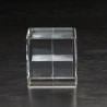 Medium Flat Cube 3D Crystal Award