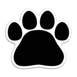 Paw Print Magnet