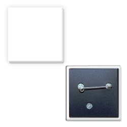 Square Button w/ Pin